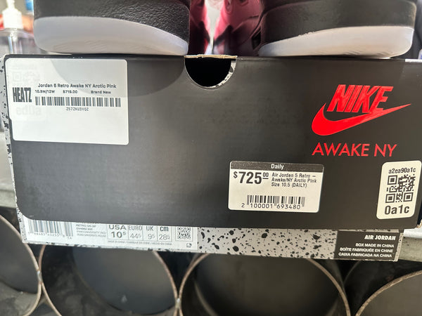 Air Jordan 5 Retro - Awake/NY Arctic Pink Size 10.5