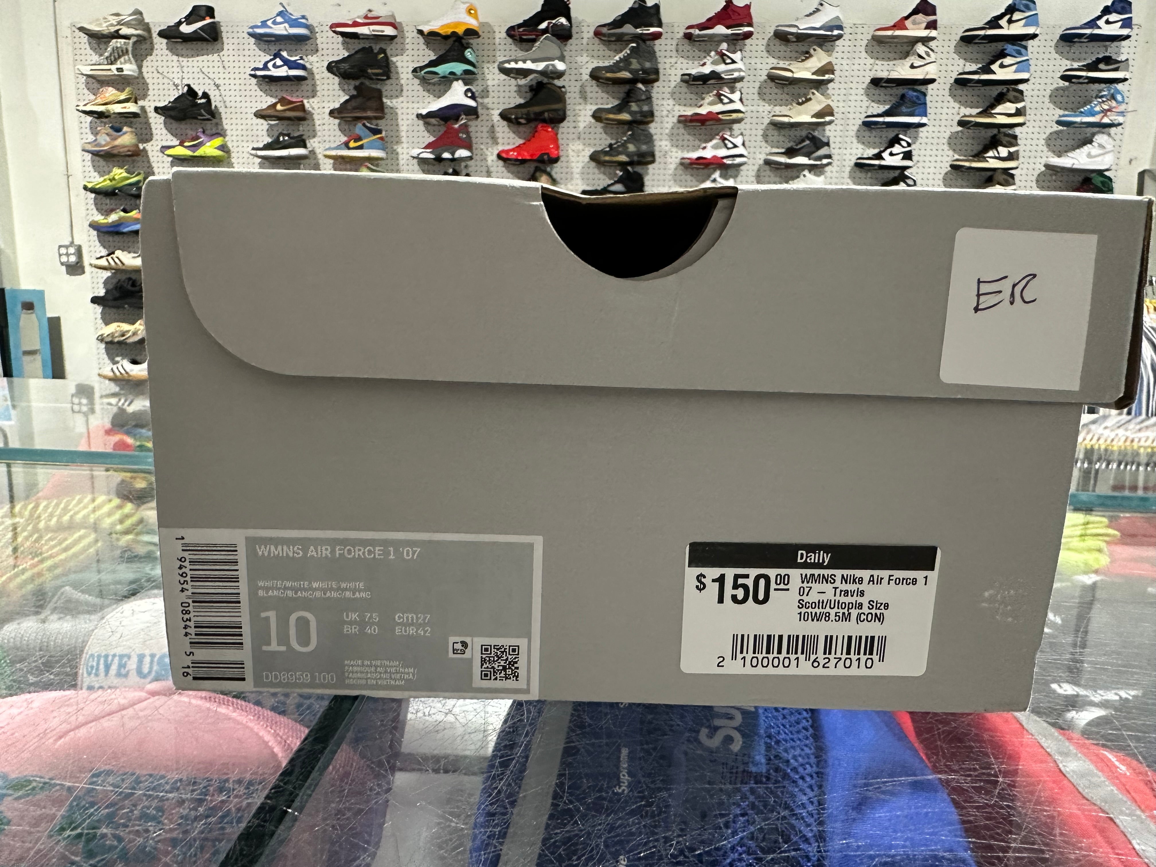 WMNS Nike Air Force 1 07 - Travis Scott/Utopia Size 10W/8.5M