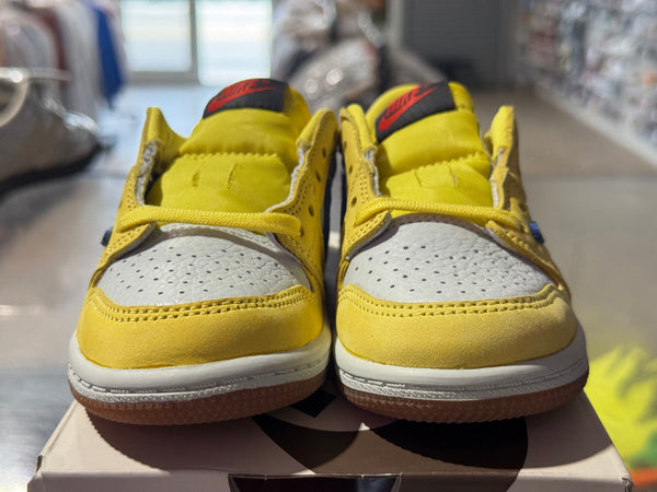 Air Jordan 1 Retro Low OG SP TD - Travis Scott Canary Size 9C