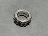 USED Chrome Hearts Pete Punk Double Ring Size 7.5