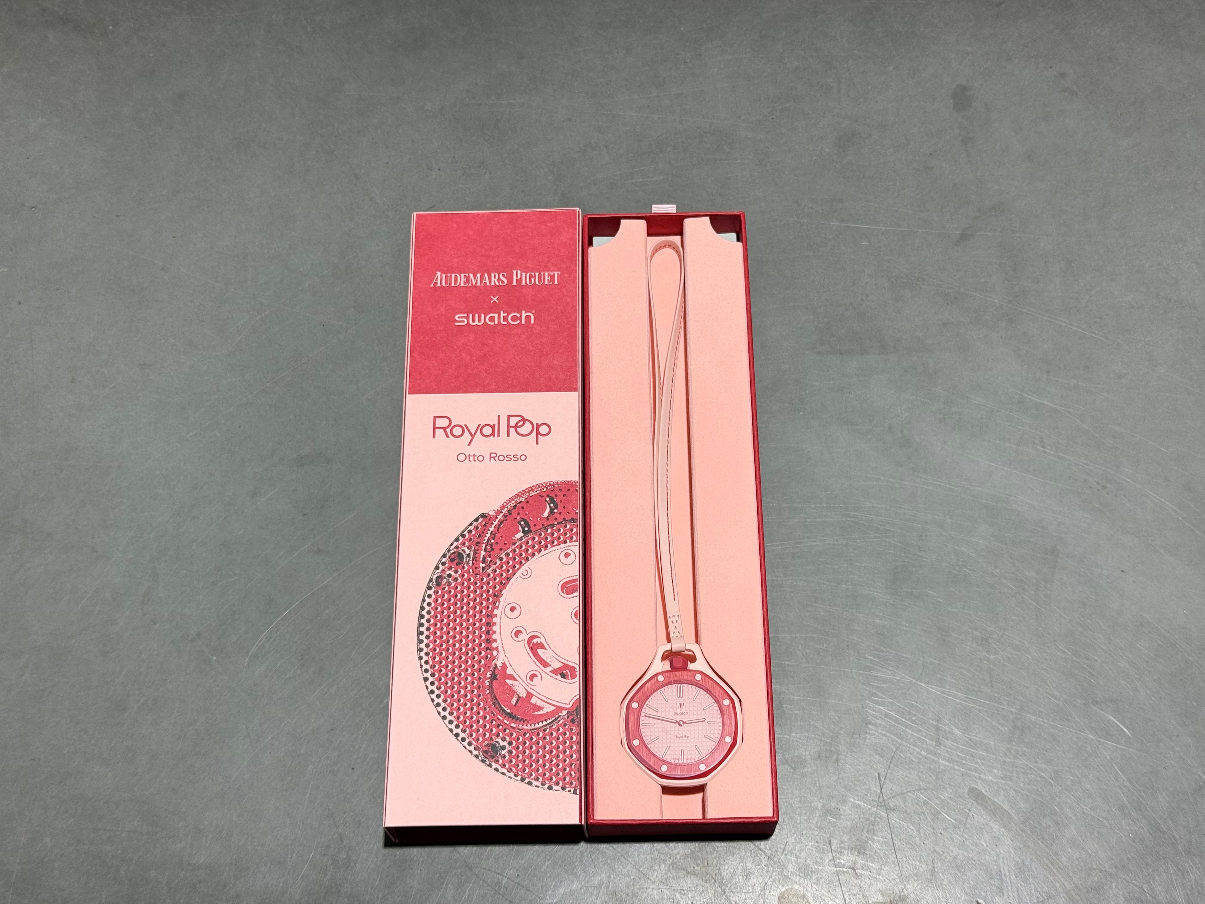 NEW Swatch x Audemars Piguet AP Bioceramic Royal Pop - Otto Rosso