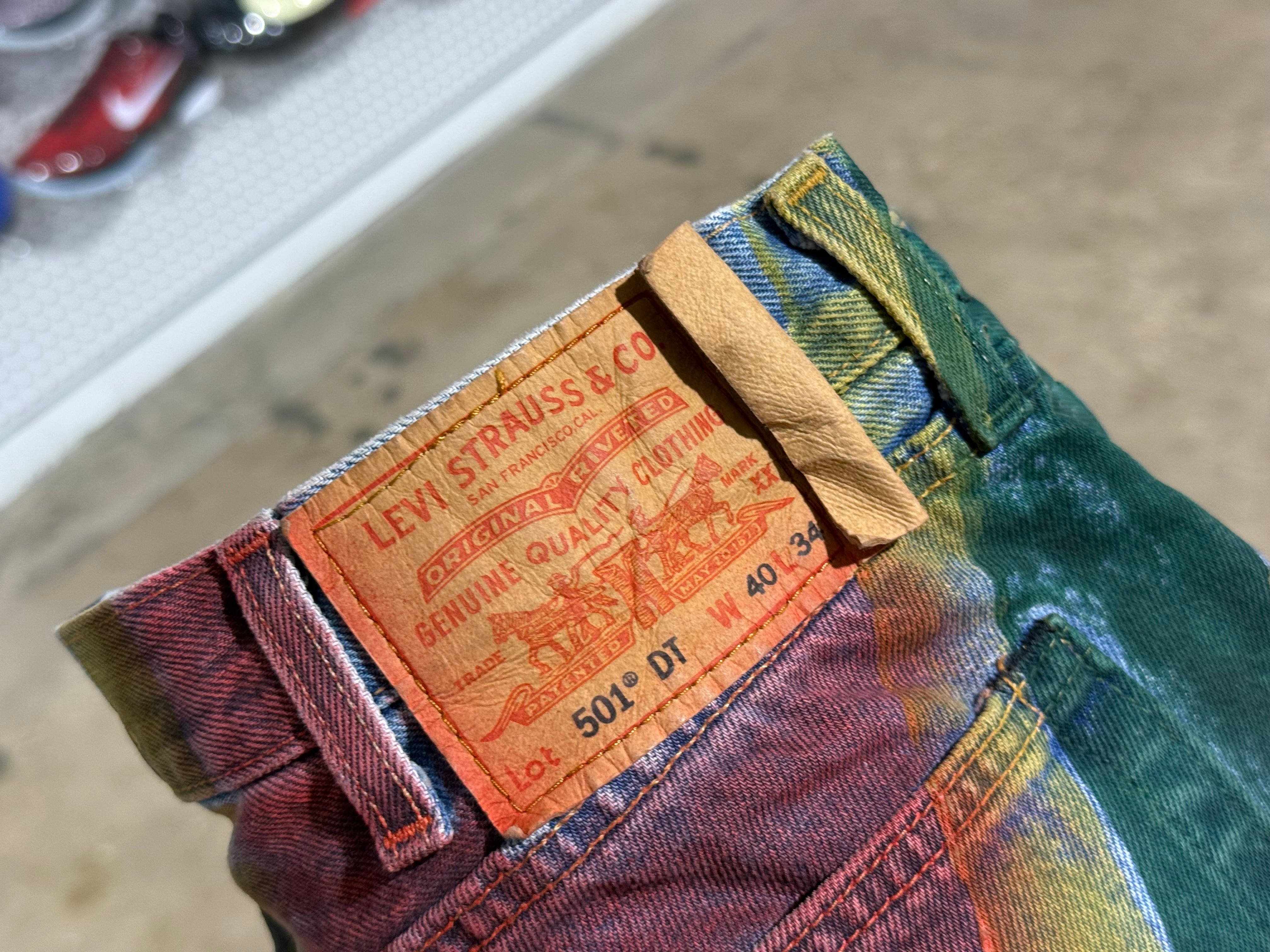 NEW Denim Tears x Union Jeans - Multicolor Size 40