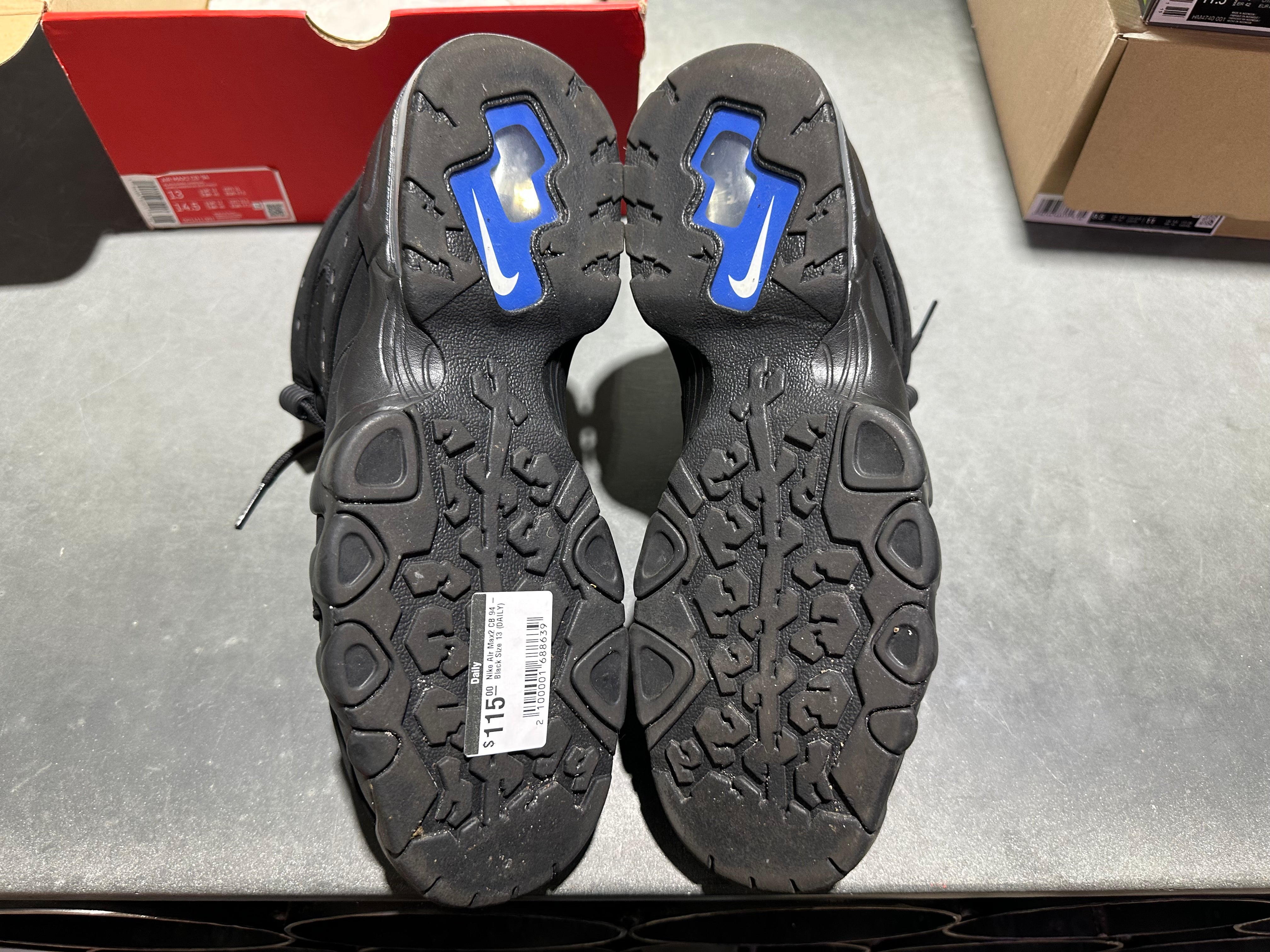 Nike Air Max2 CB 94 - Black Size 13