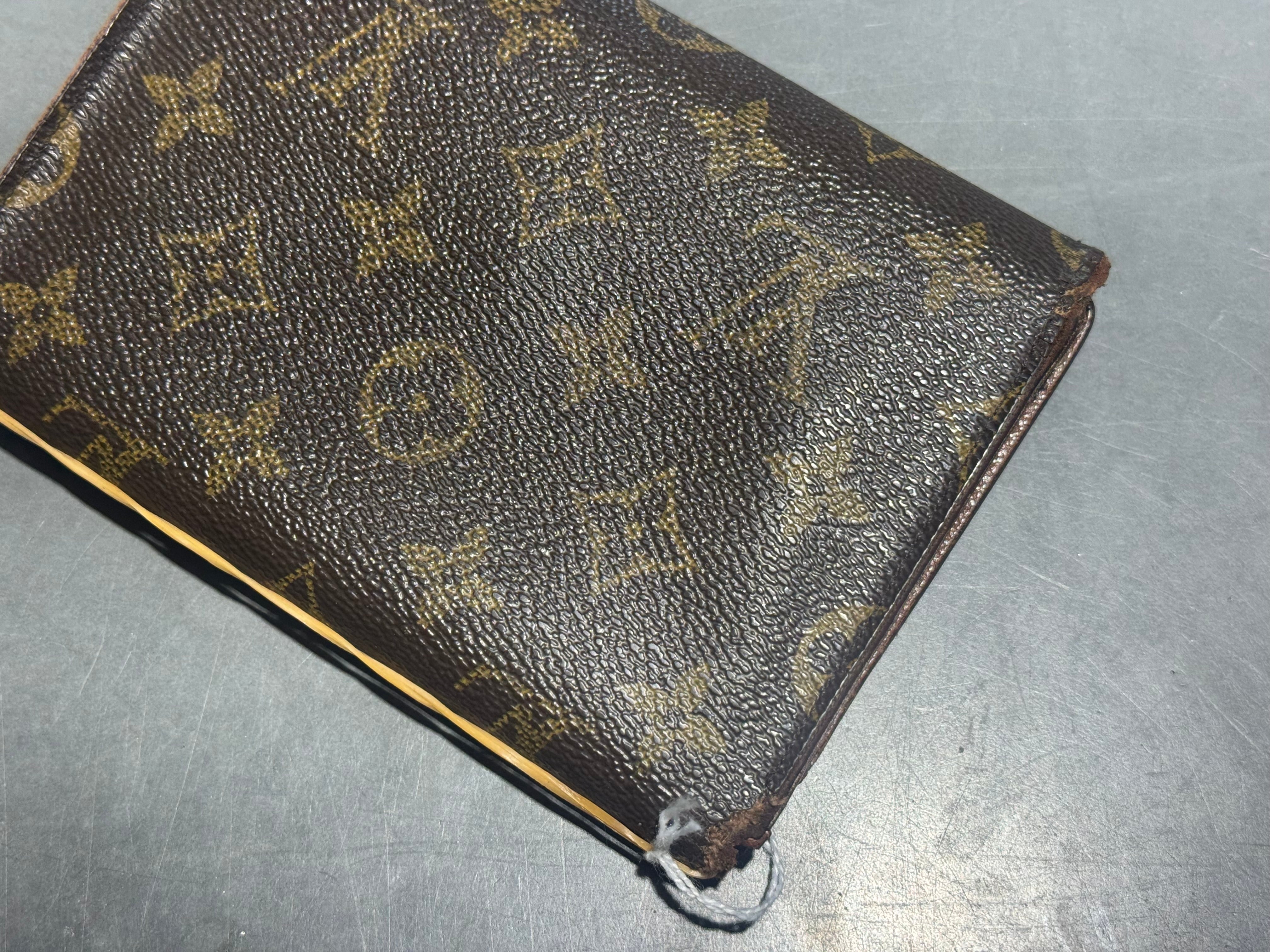 VTG 90s Louis Vuitton Monogram Porte-Tresor Wallet - Brown