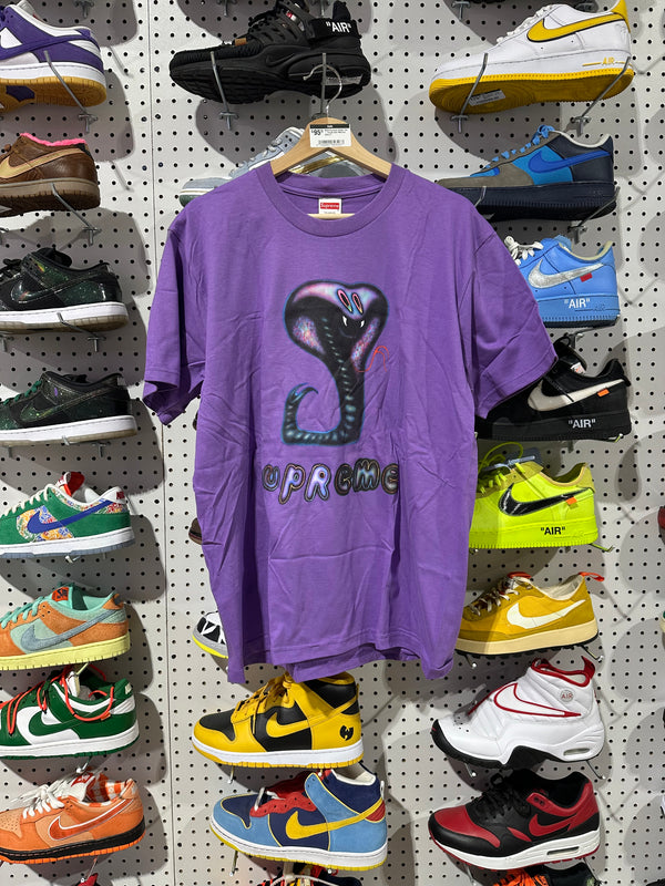 NEW Supreme Snake Tee - Purple Size Medium