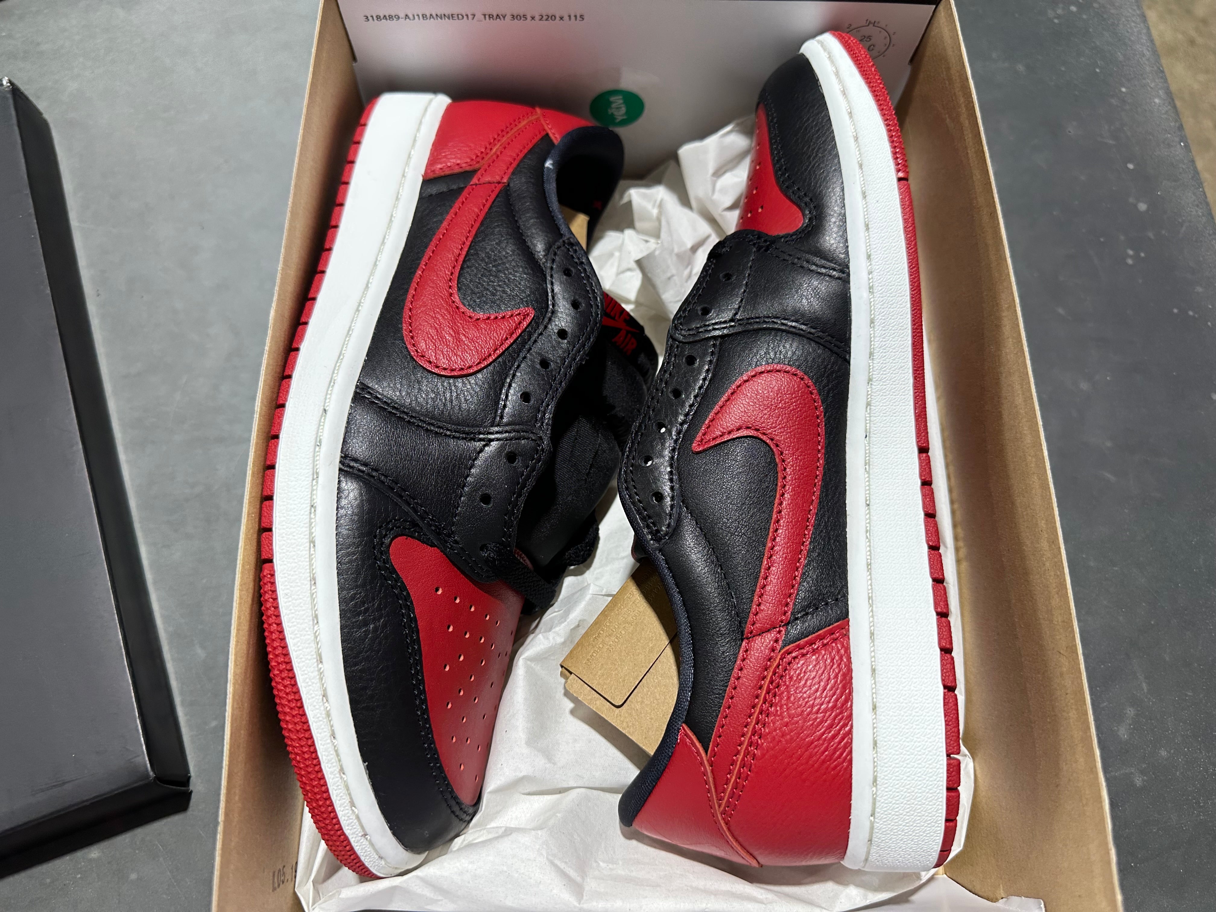 Air Jordan 1 Retro Low OG - Banned Size 9.5