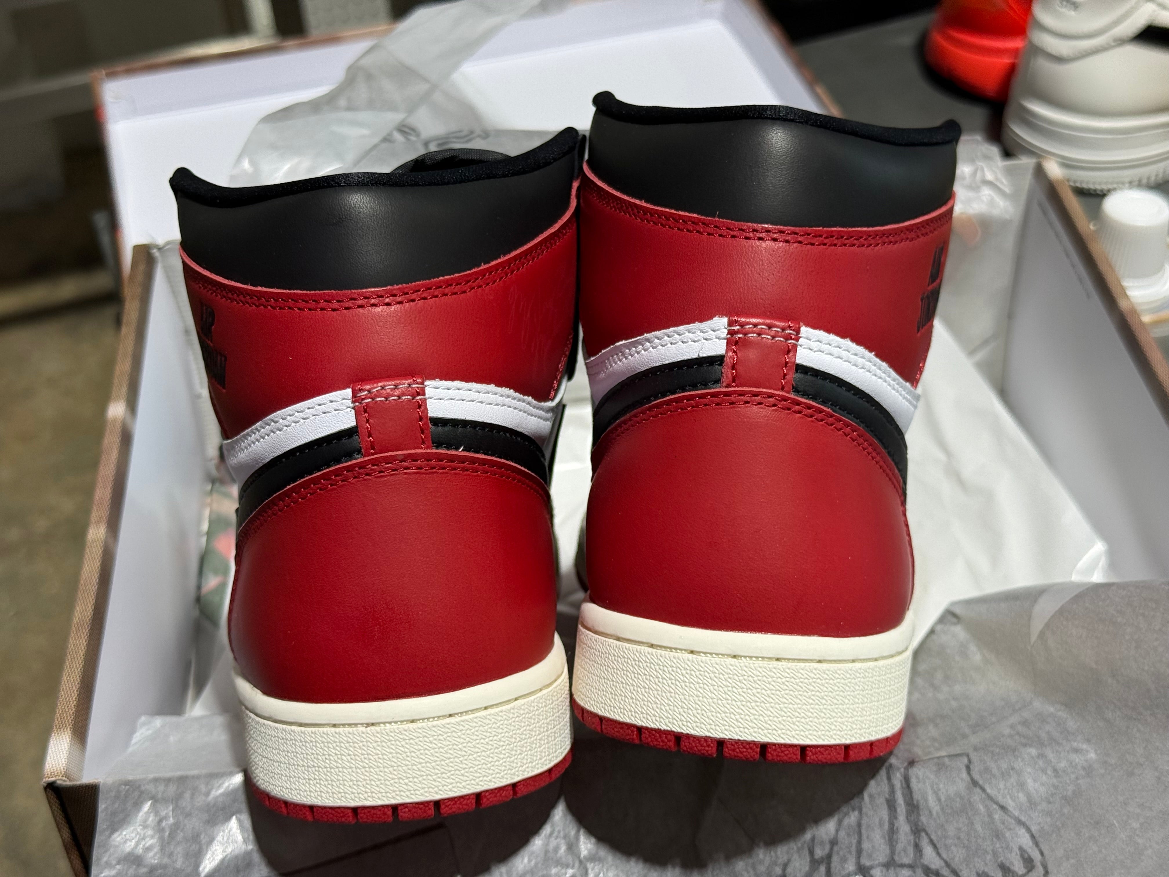 Air Jordan 1 Retro High OG - Black Toe Reimagined Size 11.5