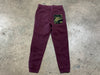 USED BAPE ABC Camo Shark Sweat Pants - Burgundy Size Medium