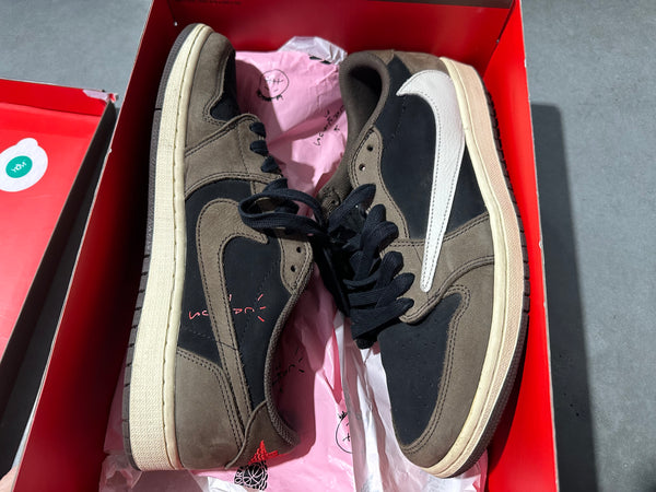 Air Jordan 1 Low OG SP T - Travis Scott/Dark Mocha Size 11