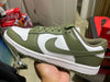 W Nike Dunk Low - Medium Olive Size 8W/6.5Y