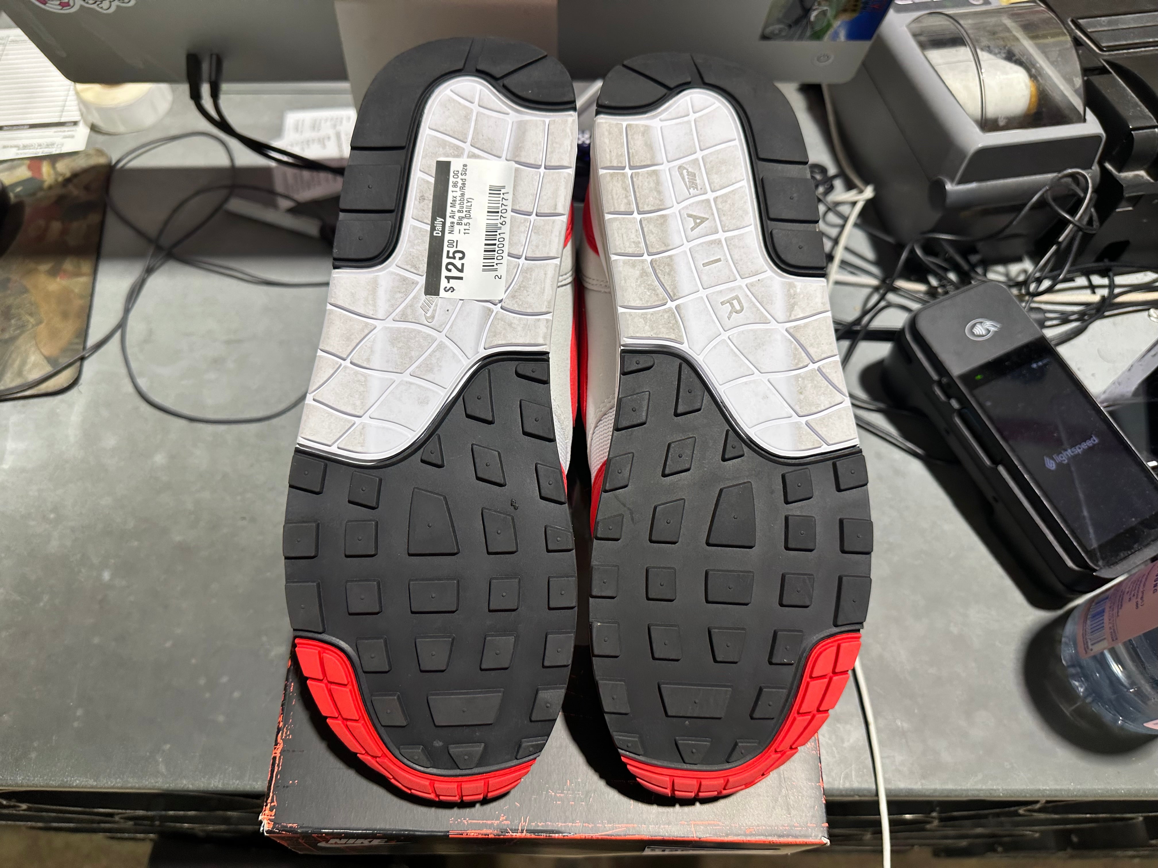 Nike Air Max 1 86 OG - Big Bubble/Red Size 11.5