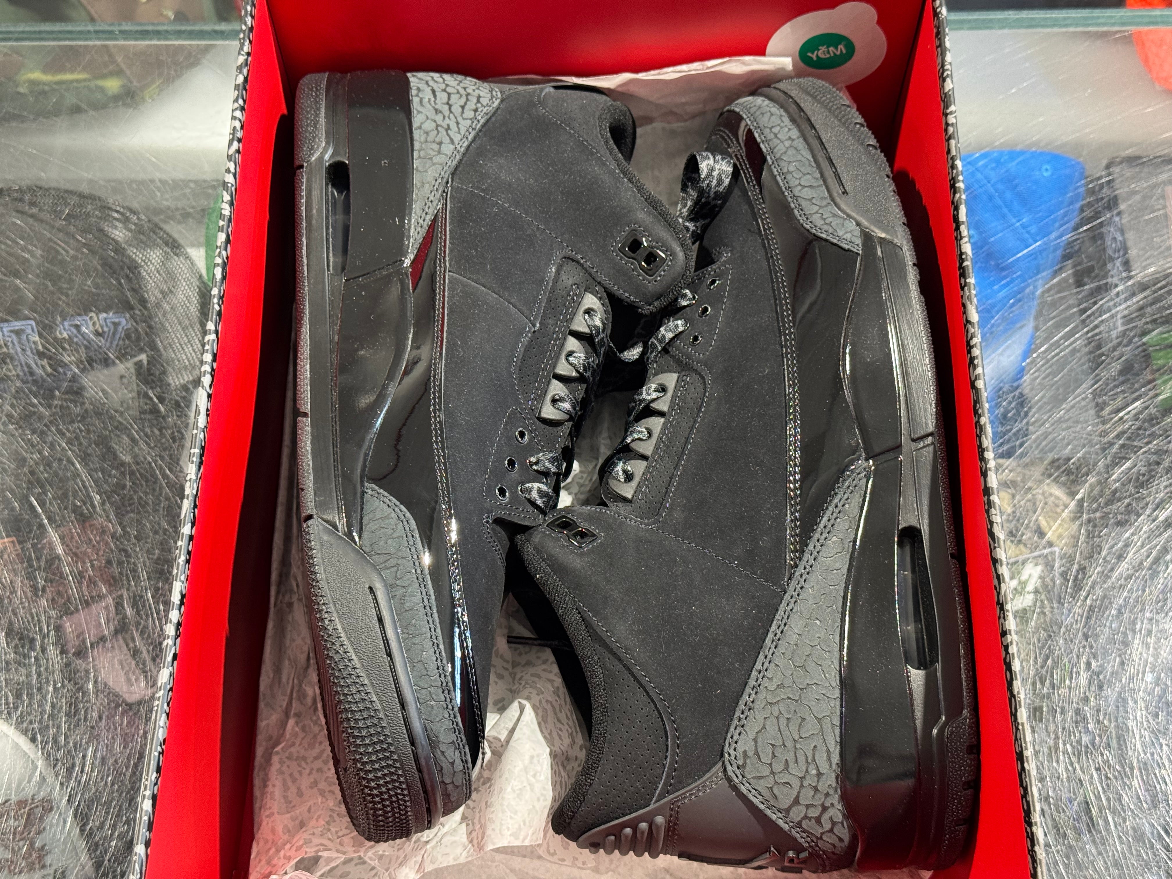 Air Jordan 3 Retro - Black Cat 2025 Size 14
