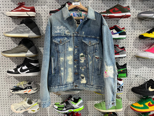NEW BWA Repair Denim Jacket - Indigo Size XL