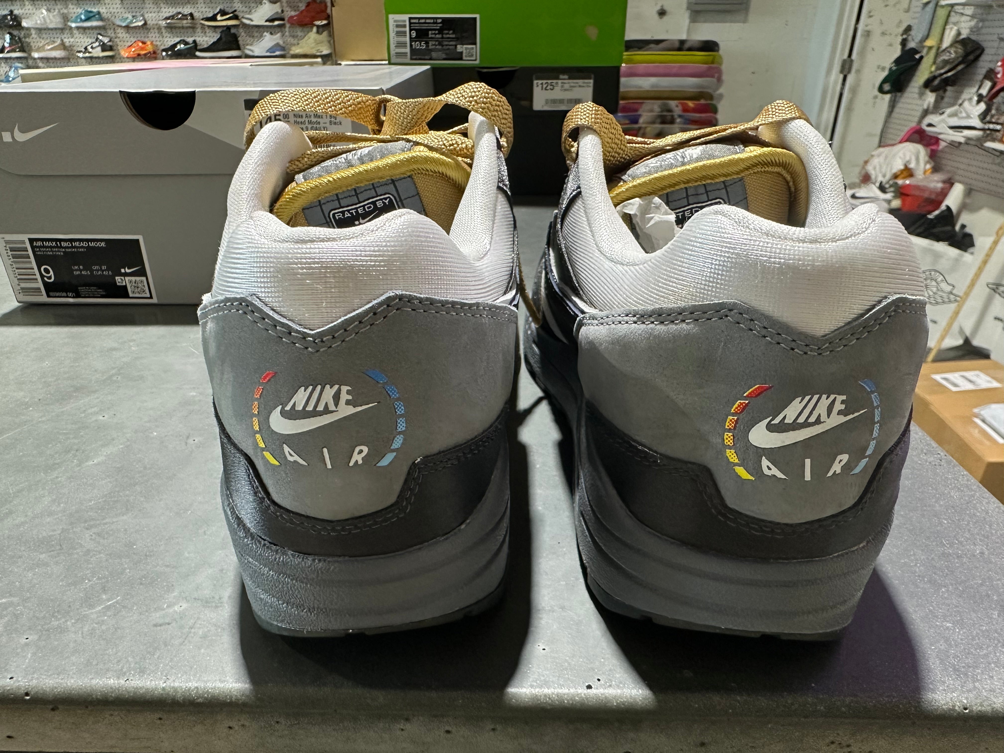 Nike Air Max 1 Big Head Mode - Black Size 9