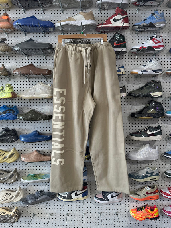 NEW Fear Of God FOG Essentials Sweatpants - Timber Size XL