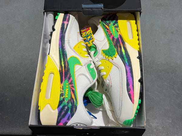 Nike Air Max 90 University Of Oregon x Grateful Dead - White Size 11.5
