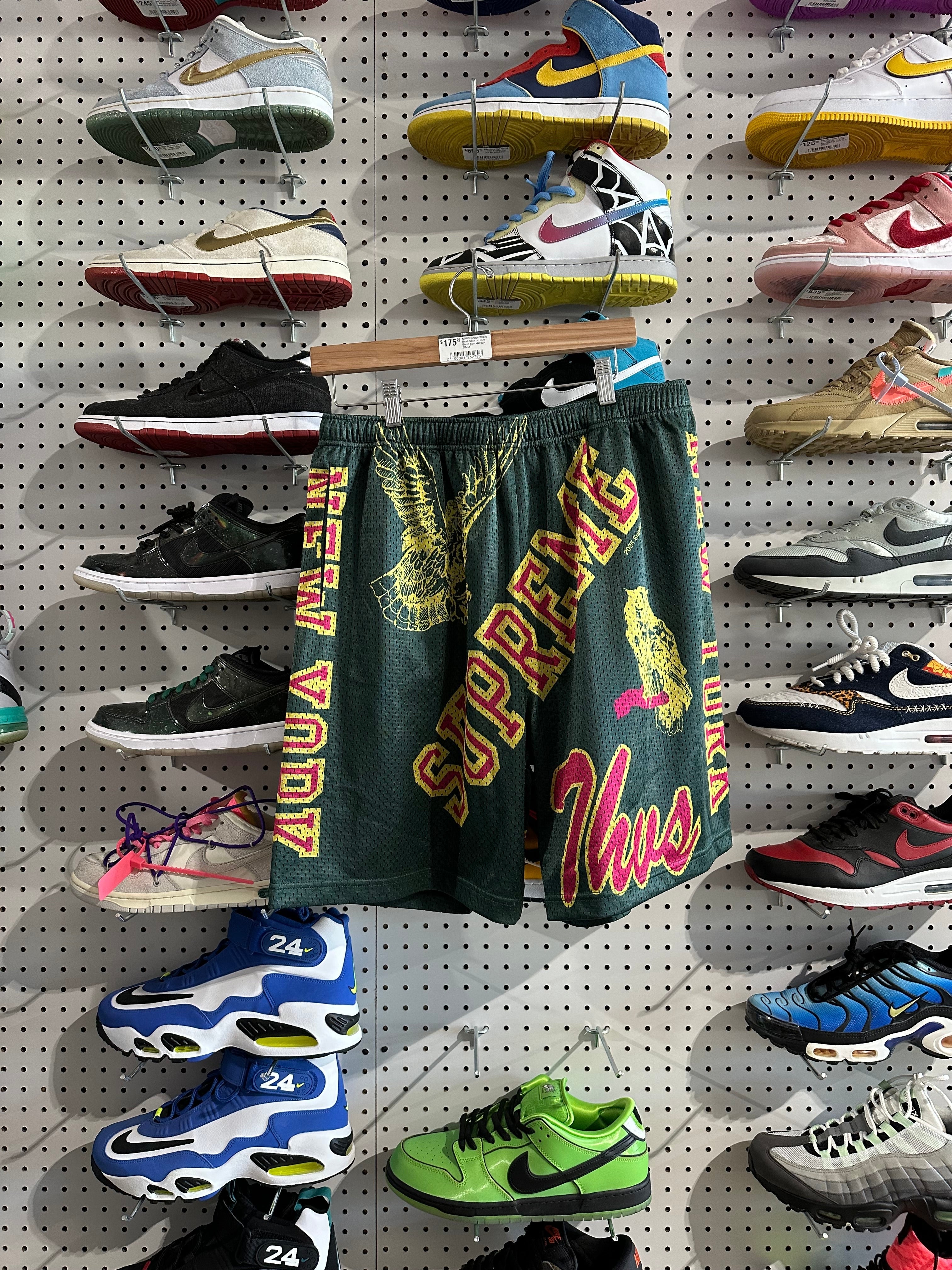 NEW Supreme Varsity Mesh Short - Dark Green Size Small