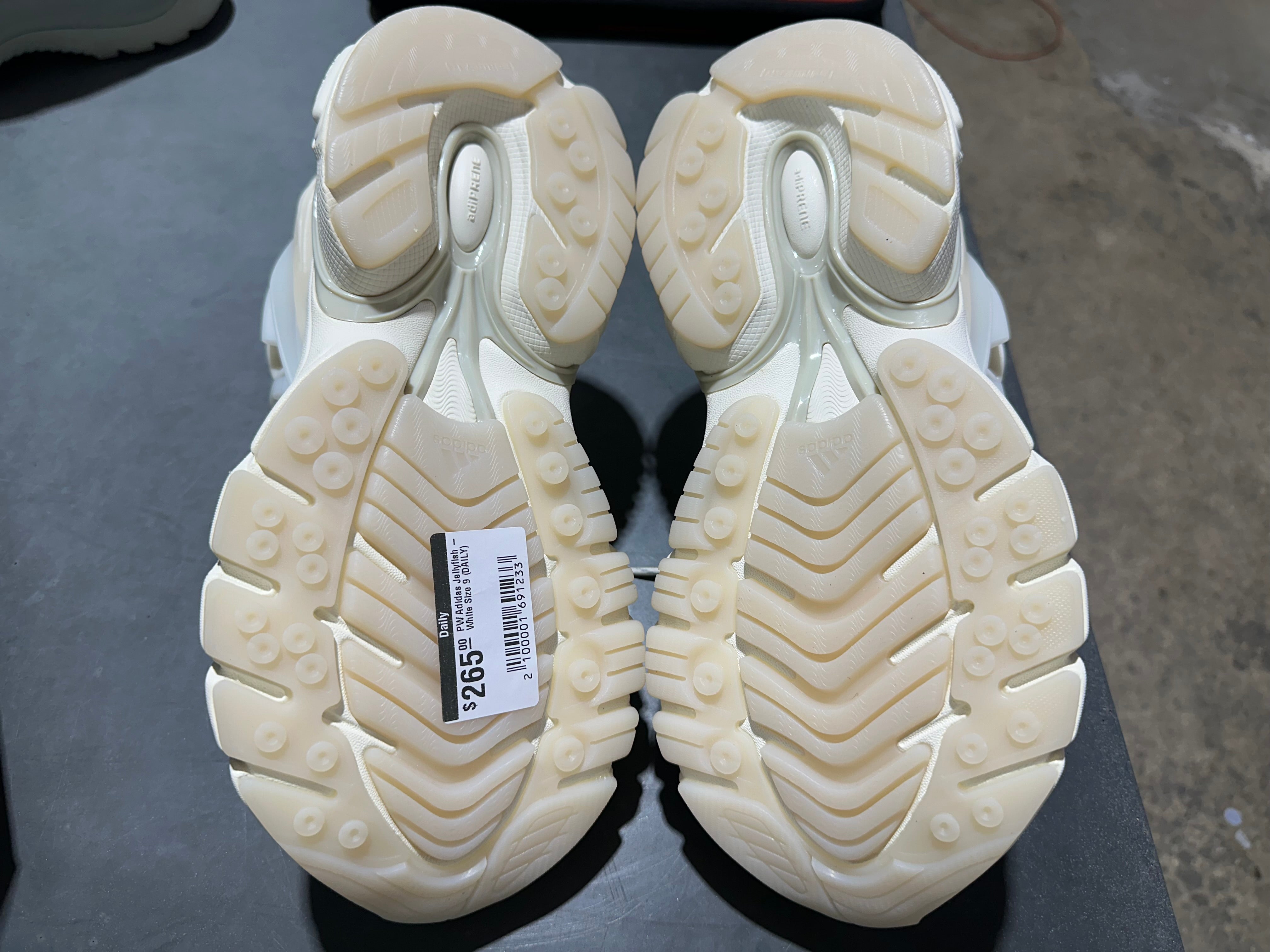 PW Adidas Jellyfish - White Size 9