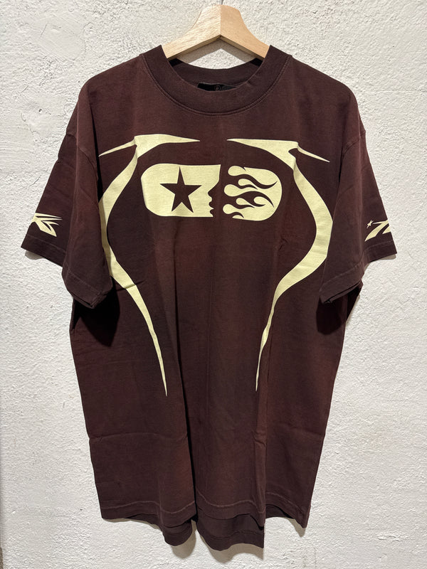 Hellstar Warm Up Tee - Brown Size Large