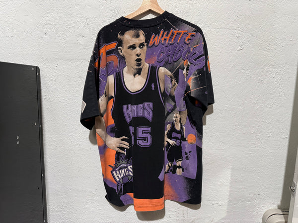 USED Finest Jason Williams White Chocolate AOP Tee Size XL