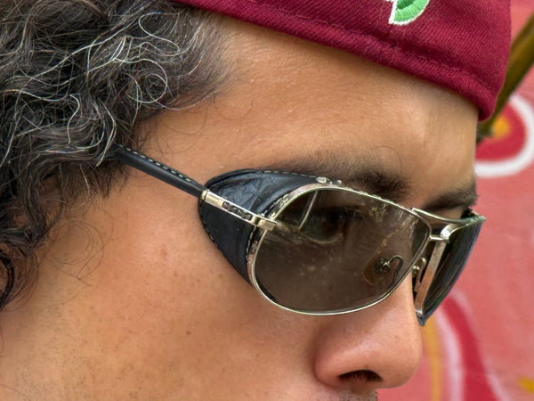 USED Chrome Hearts CHUTE Aviator Sunglasses