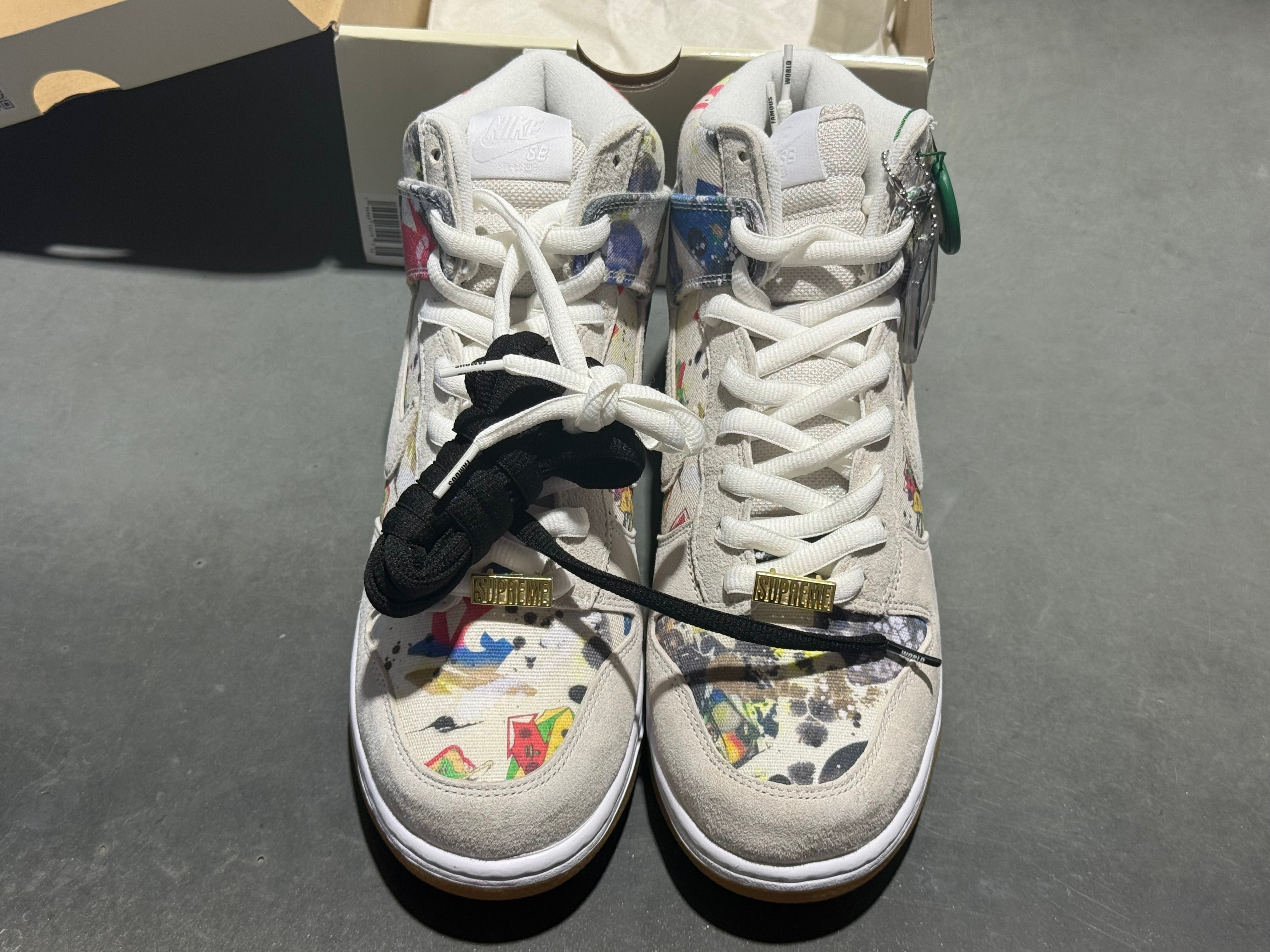 Nike SB Dunk High OG QS Supreme - Rammellzee Size 10.5