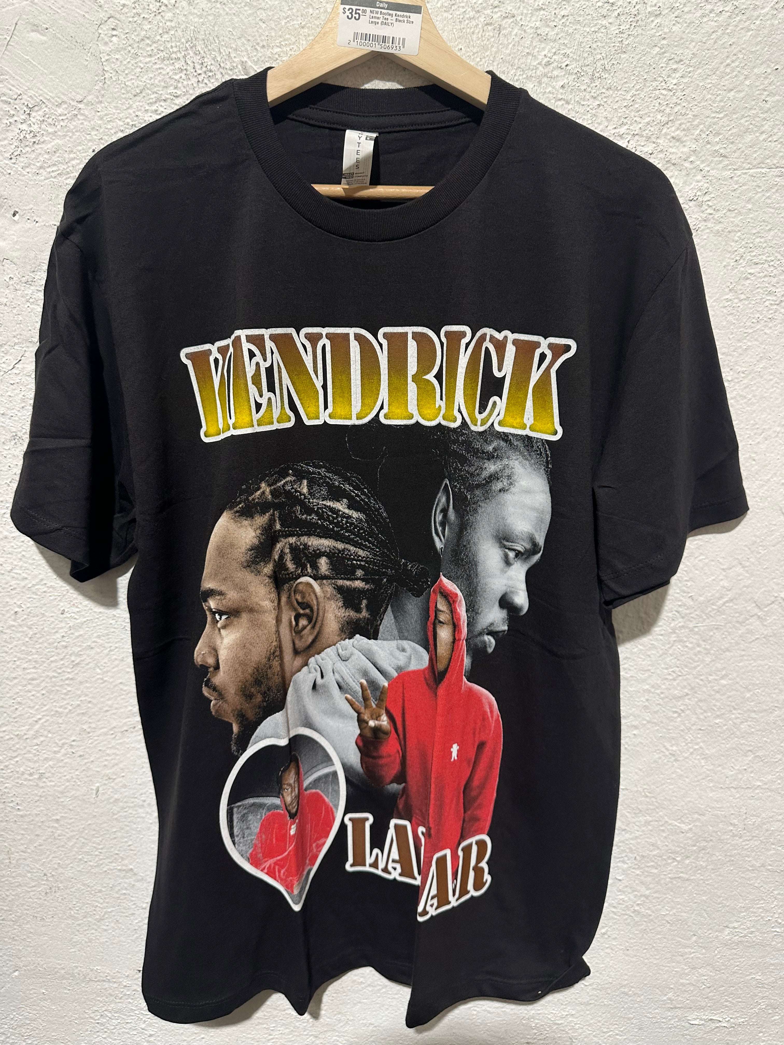 NEW Bootleg Kendrick Lamar Tee - Black