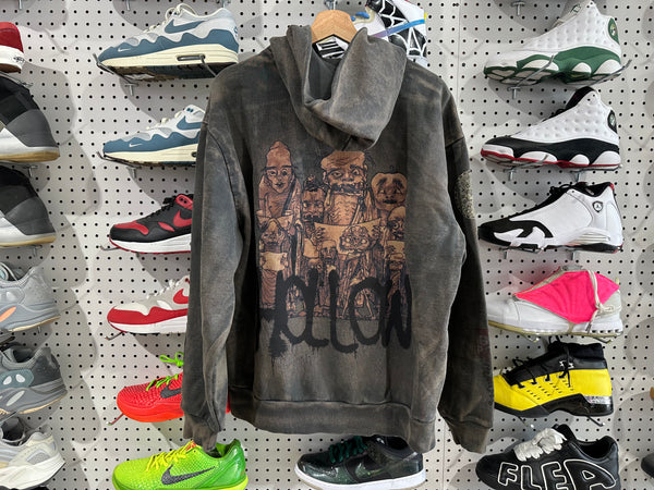 NEW Travis Scott Cactus Jack x Takashi Murakami Hollow Hoodie - Brown Size Large