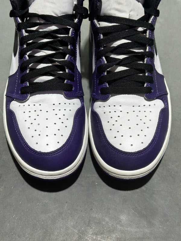 Air Jordan 1 Retro High - Court Purple White Size 11