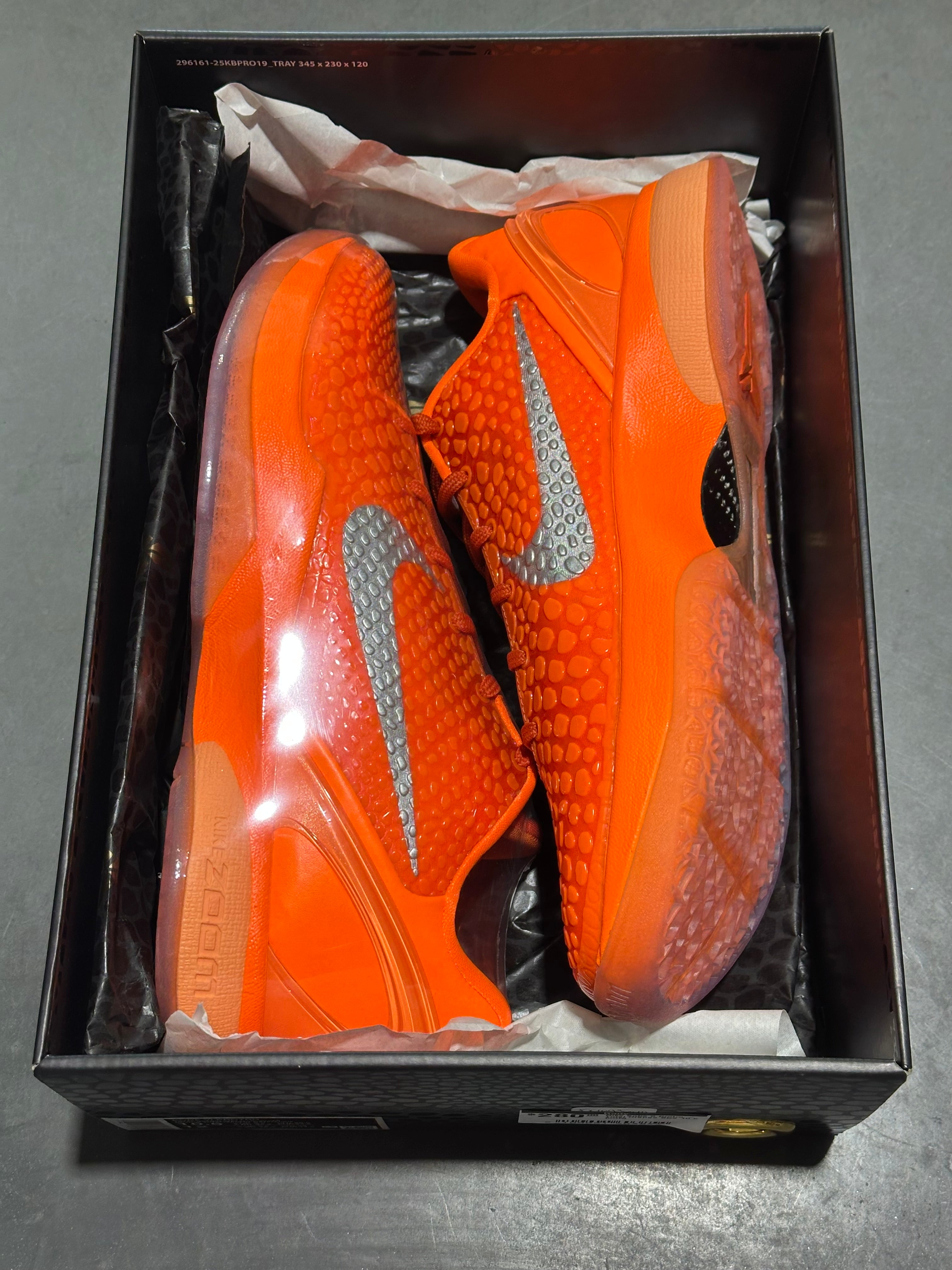 Nike Kobe 6 Protro - Total Orange Size 10.5