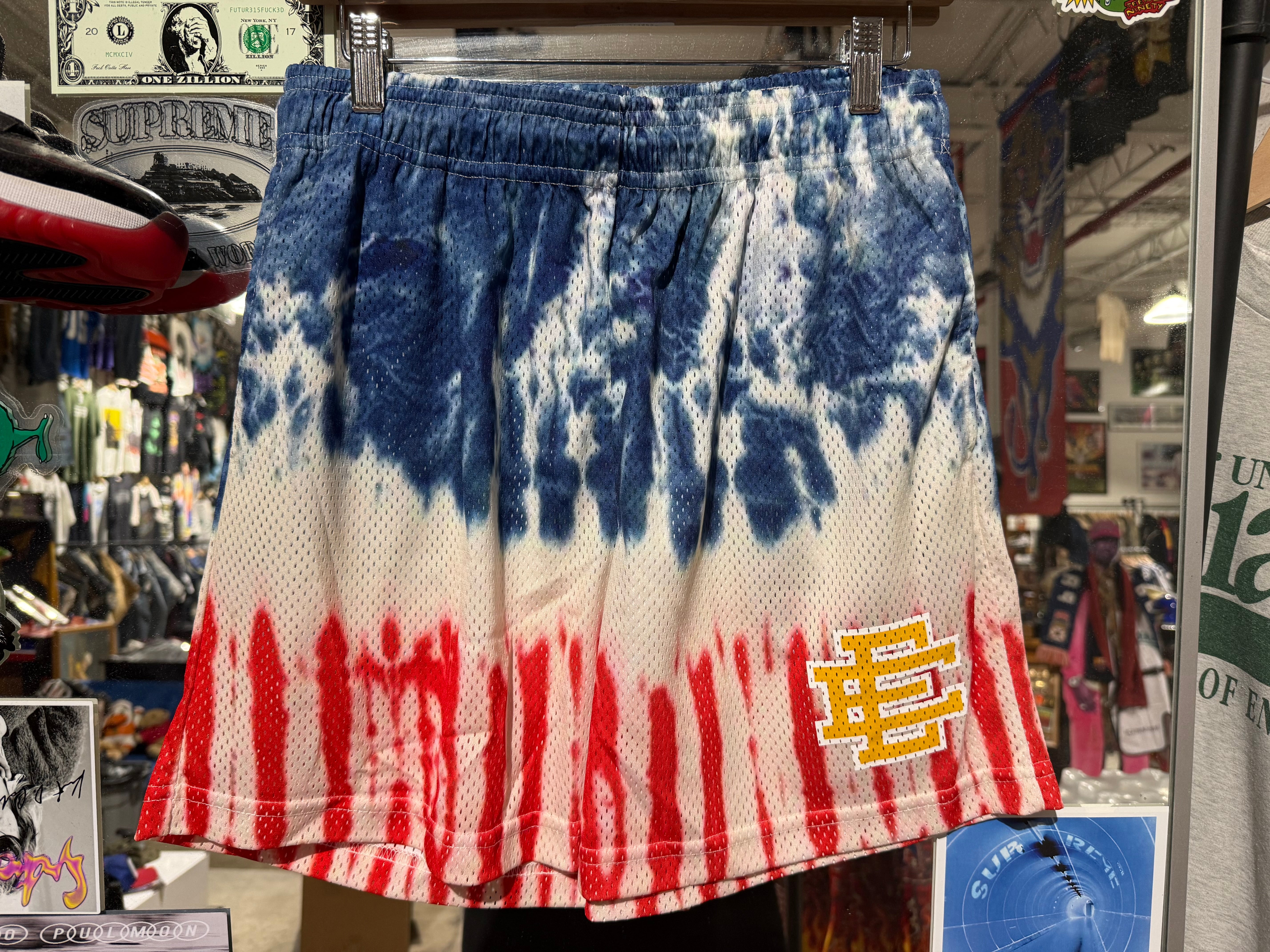 NEW Eric Emanuel July 4th Shorts Size Large