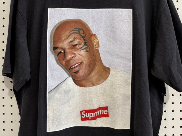 USED Supreme 2007 Mike Tyson Photo Tee - Black Size XL