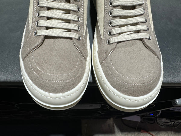 Rick Owens DRKSHDW Vintage Sneaker - Pearl Size 10