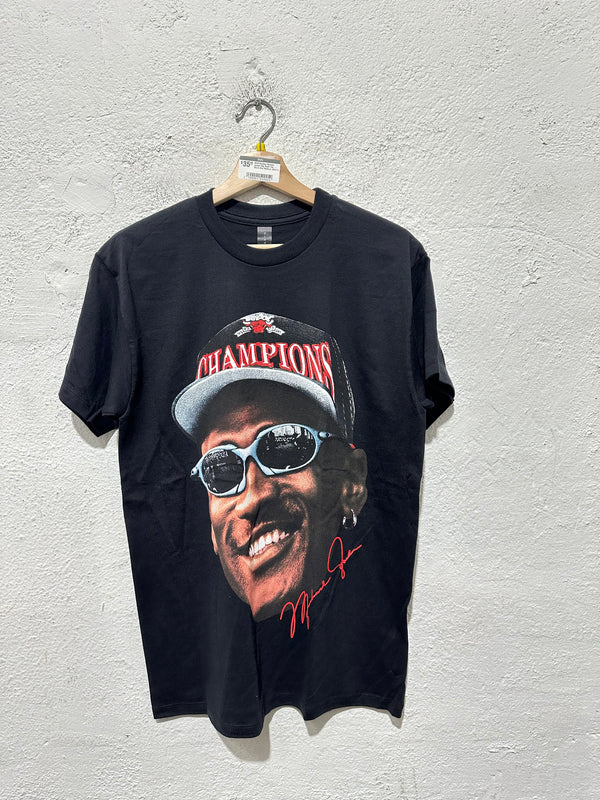 NEW Bootleg Michael Jordan Big Head Tee - Black