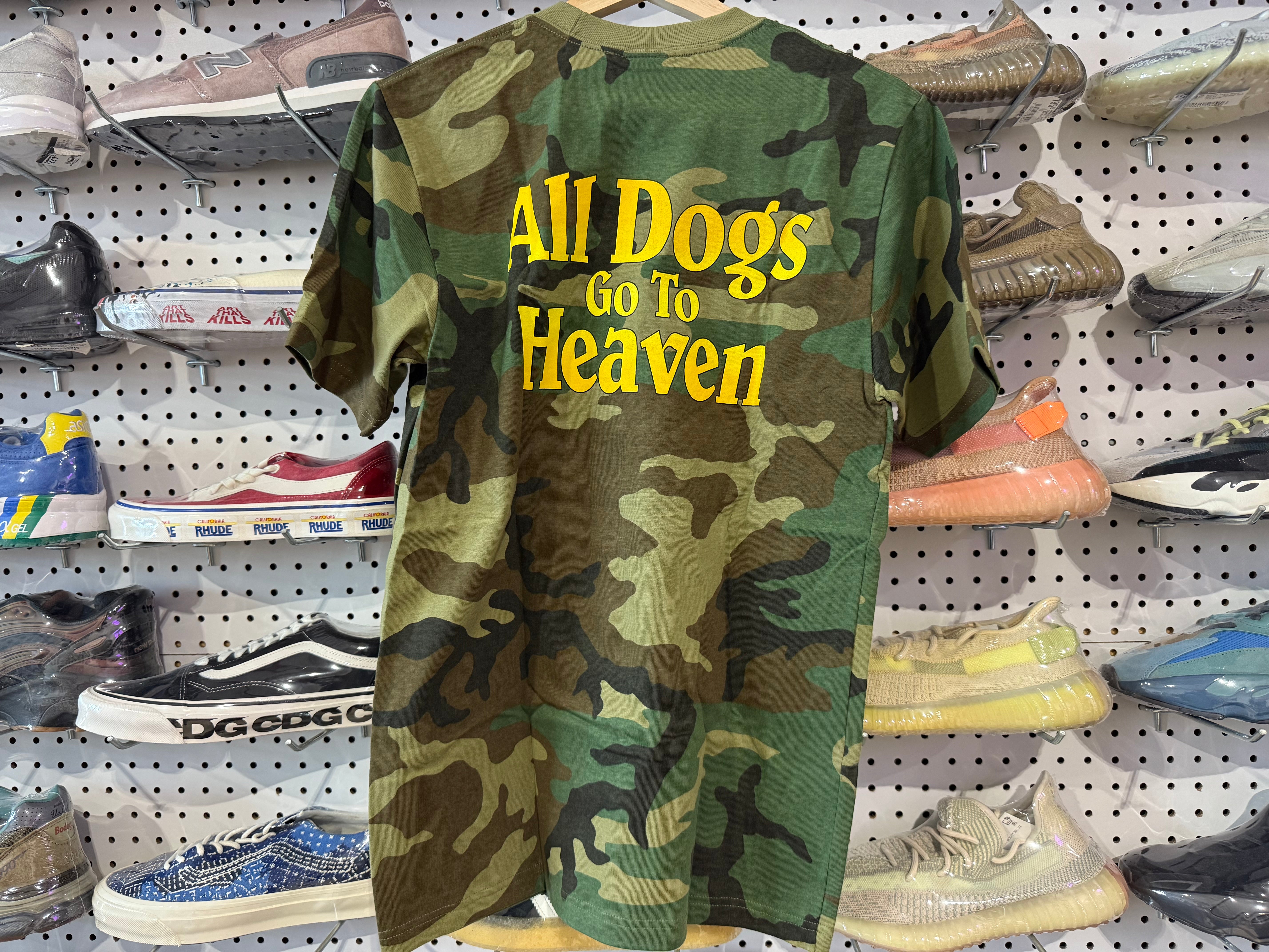NEW Supreme All Dogs Go To Heaven Tee - Camo Size Medium