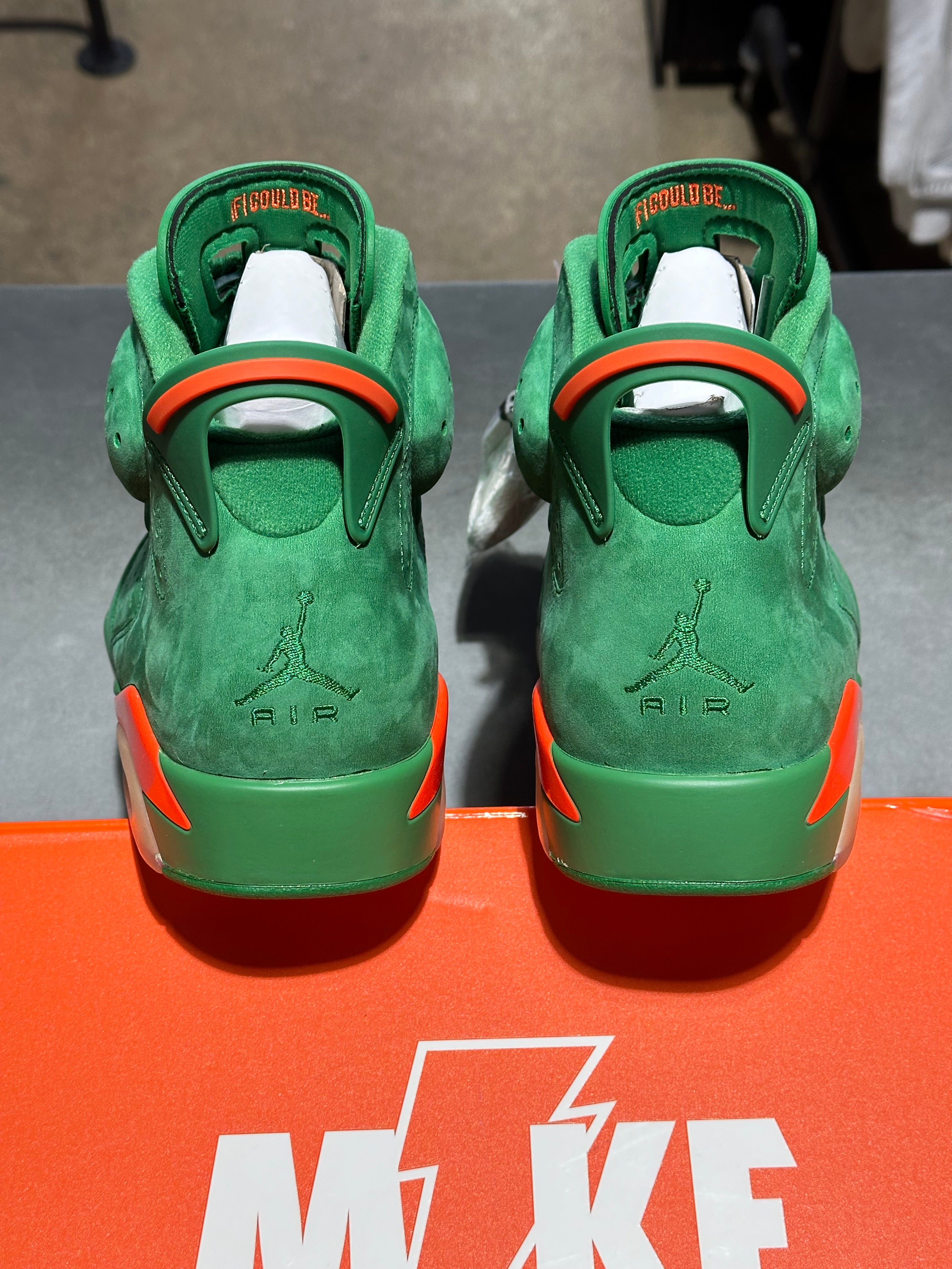 Air Jordan 6 Retro - Gatorade Green Suede Size 11