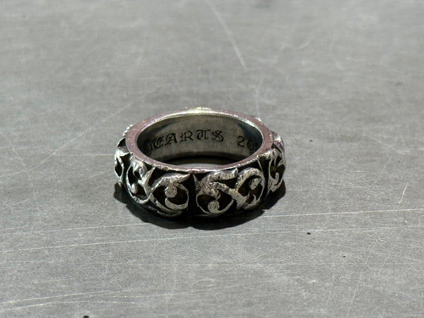 USED Chrome Hearts Eternity Vine Band Ring Size 9