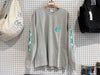 NEW Eric Emanuel Longsleeve Tee - Grey Size Large