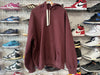 USED Supreme Small Box Logo Hoodie - Burgundy Size XXL