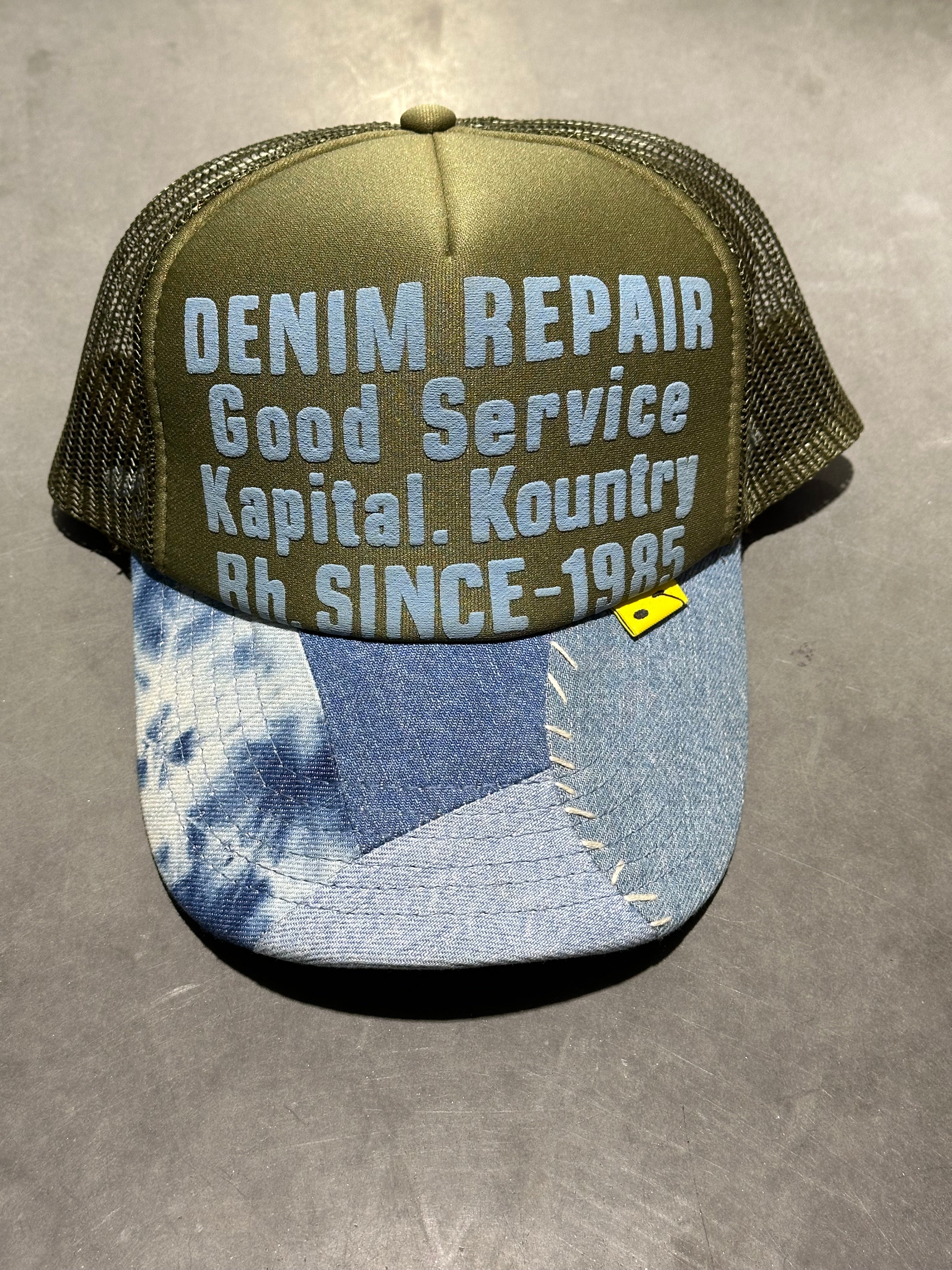 USED Kapital Trucker Hat - Olive