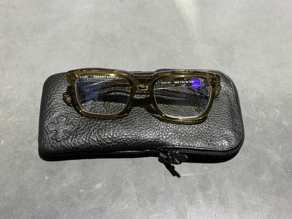 USED Chrome Hearts See You In Tea Ary Sunglasses - Clear Green