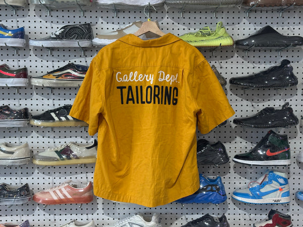 USED Gallery Dept. Atelier Parker Shirt - Yellow Size Medium
