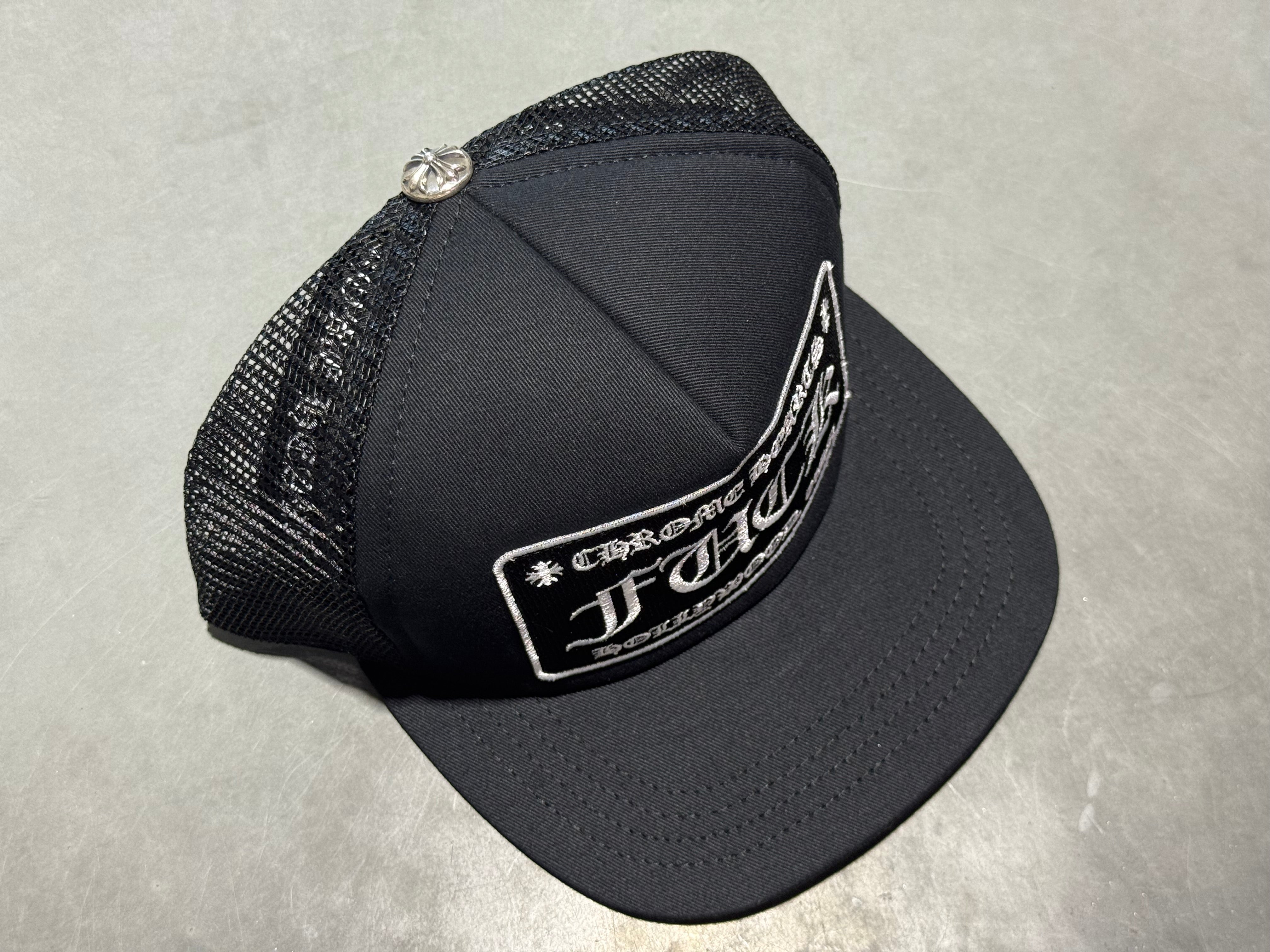 NEW Chrome Hearts FUCK Trucker - Black/Black