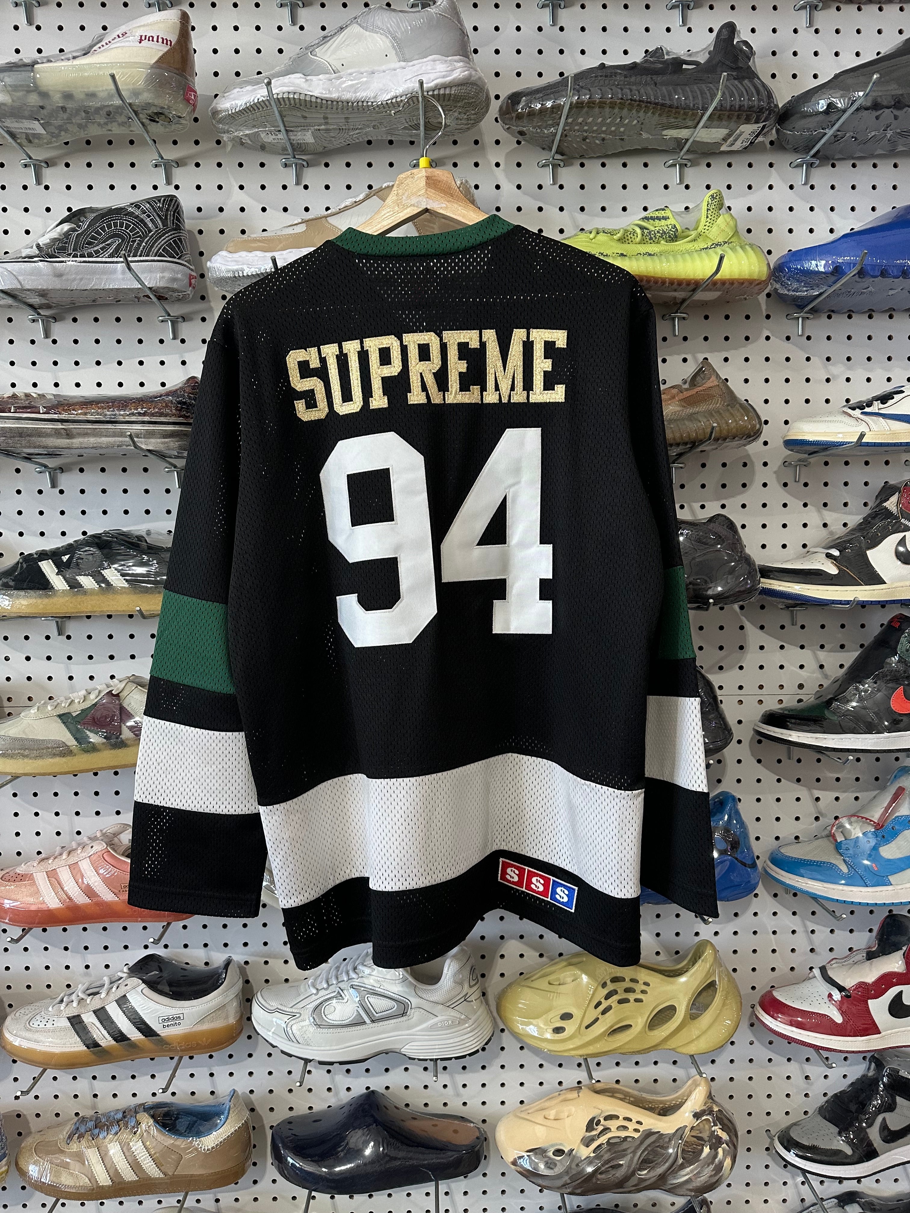 USED SS18 Supreme Ankh Hockey Jersey - Black Size Medium
