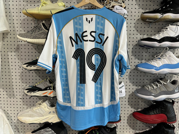 Kith x adidas Messi Football Jersey Blue/White - Size Medium