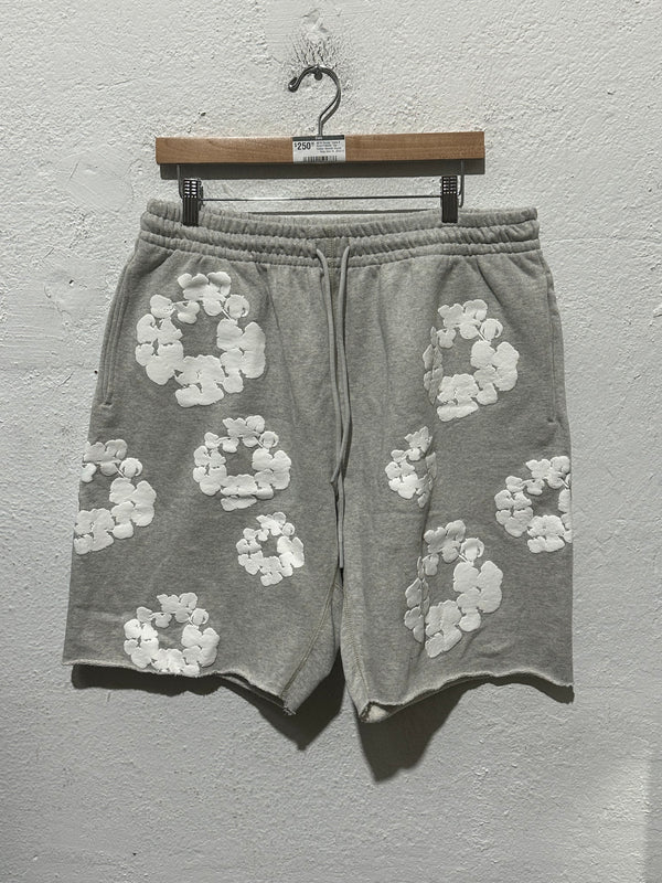 NEW Denim Tears X READYMADE The Cotton Wreath Shorts - Grey Size XL