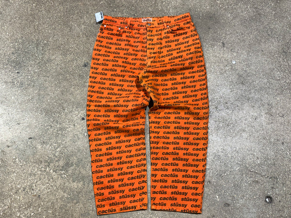 USED Stussy x CPFM Denim - Orange Size 36