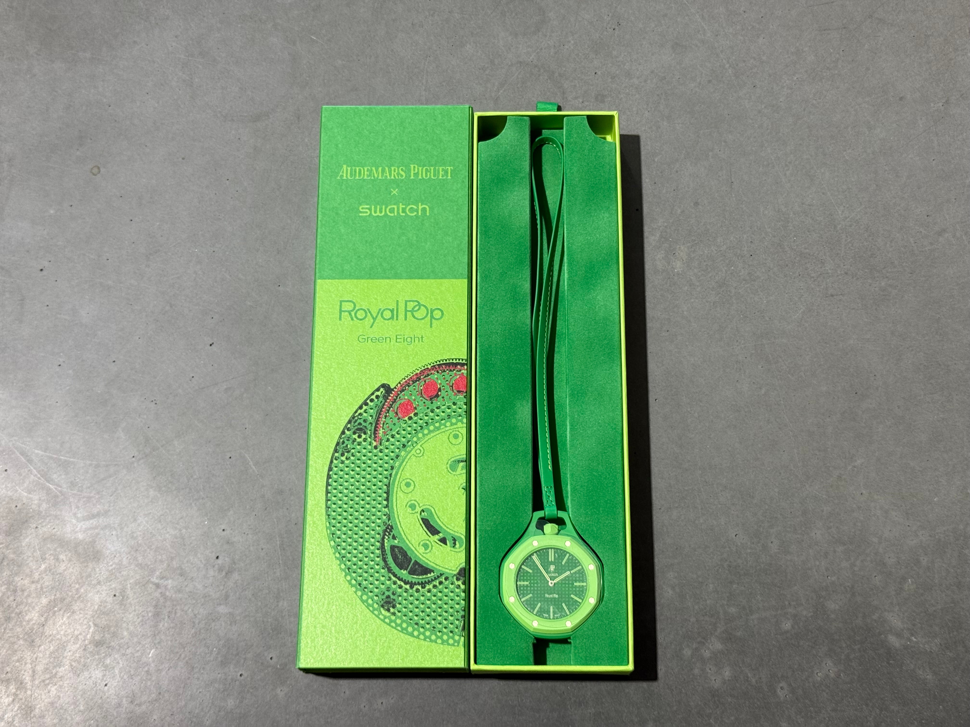 NEW Swatch x Audemars Piguet AP Bioceramic Royal Pop - Green Eight SSX03G100N