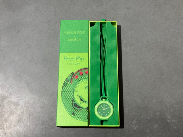 NEW Swatch x Audemars Piguet AP Bioceramic Royal Pop - Green Eight SSX03G100N