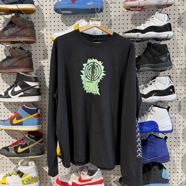 NEW Kid Cudi Brain Dead L/S Tee - Black Size XL